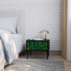 DESERT GREEN Nachttisch in Schwarz