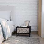 PASSING TIME Nachttisch in Schwarz