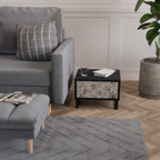 PASSING TIME Nachttisch in Schwarz