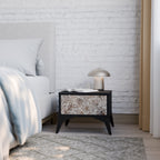 PASSING TIME Nachttisch in Schwarz