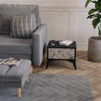 PASSING TIME Nachttisch in Schwarz