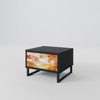 TRACES OF AUTUMN Nachttisch in Schwarz
