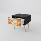 TRACES OF AUTUMN Nachttisch in Schwarz