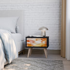 TRACES OF AUTUMN Nachttisch in Schwarz