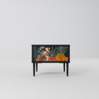 TROPICAL COMPOSITION Nachttisch in Schwarz