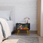 TROPICAL COMPOSITION Nachttisch in Schwarz