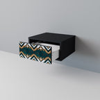 ARTISTIC GEOMETRY Nachttisch in Schwarz