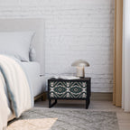 DIMENSION DELIGHTS Nachttisch in Schwarz