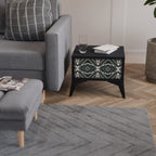 DIMENSION DELIGHTS Nachttisch in Schwarz