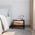 SANDHILLS SPLENDOUR Nightstand in Black Finish