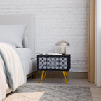 GRAPHITE EYES Nachttisch in Schwarz