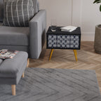 GRAPHITE EYES Nachttisch in Schwarz