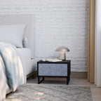 GRAPHITE RAIN Nachttisch in Schwarz