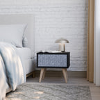 GRAPHITE RAIN Nachttisch in Schwarz