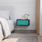 TURQUOISE RAIN Nachttisch in Schwarz