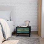 POLYGONS Nachttisch in Schwarz