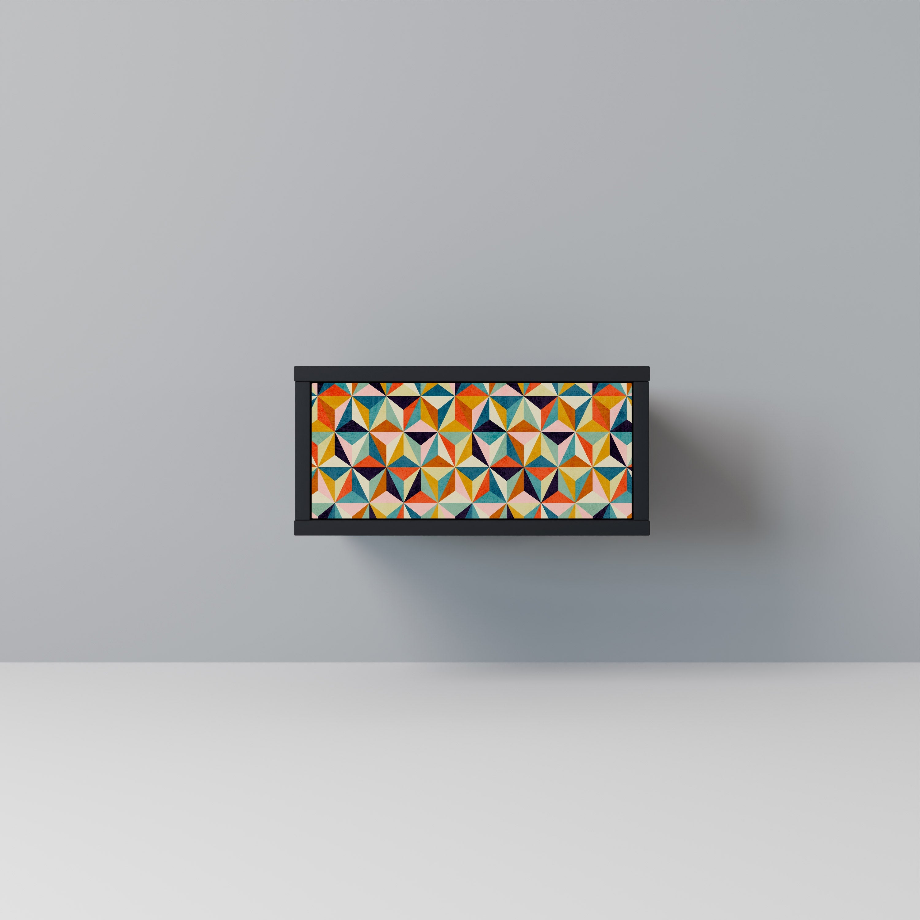 TESSELATE TREASURES Nachttisch in Schwarz