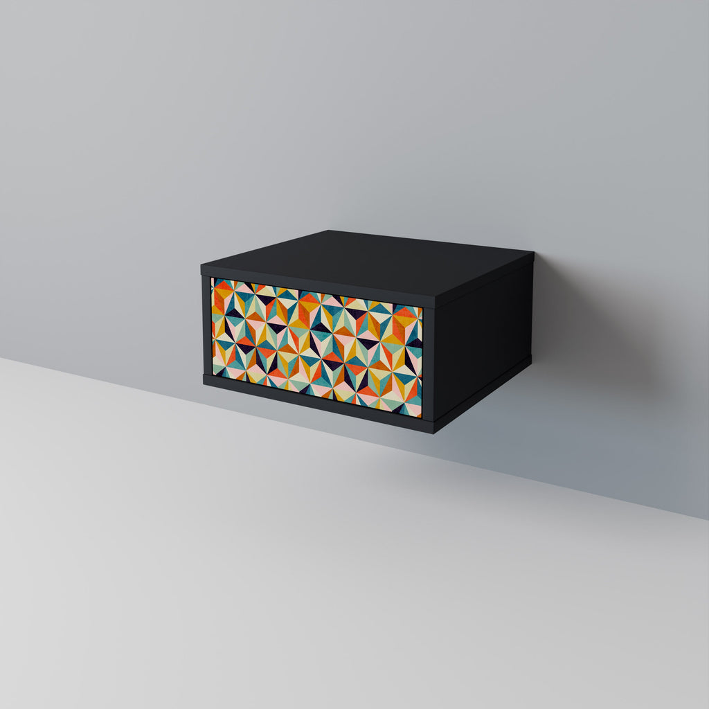 TESSELATE TREASURES Nachttisch in Schwarz