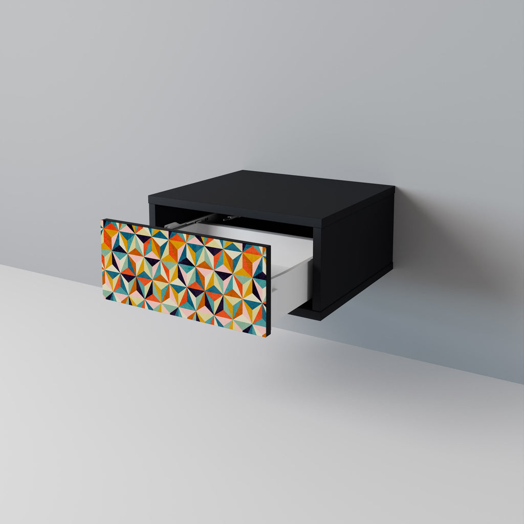 TESSELATE TREASURES Nachttisch in Schwarz