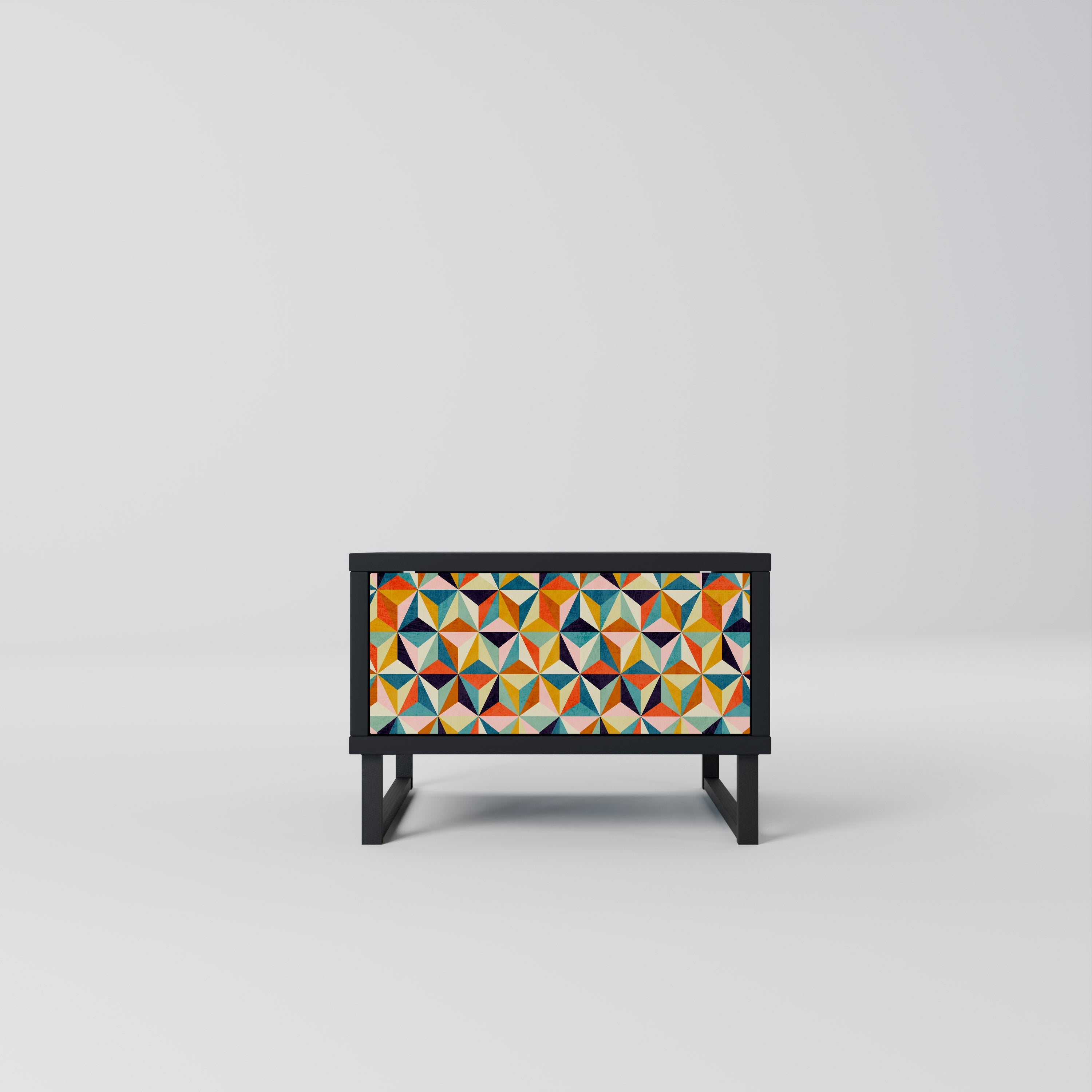 TESSELATE TREASURES Nachttisch in Schwarz