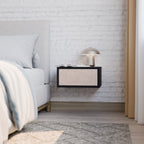 CERAMIC TEXTURE Nachttisch in Schwarz