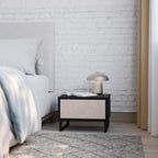 CERAMIC TEXTURE Nachttisch in Schwarz