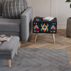 CRACKED ILLUSION Nachttisch in Schwarz