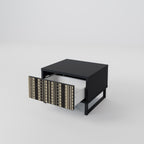 AZTEC Nachttisch in Schwarz