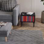 ETHNIC MEXICAN Nightstand in Black Finish