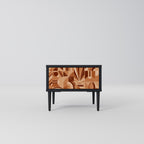 PRISM MOSAIC Nightstand in Black Finish