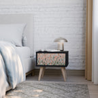 BUILDING THE FUTURE Nachttisch in Schwarz