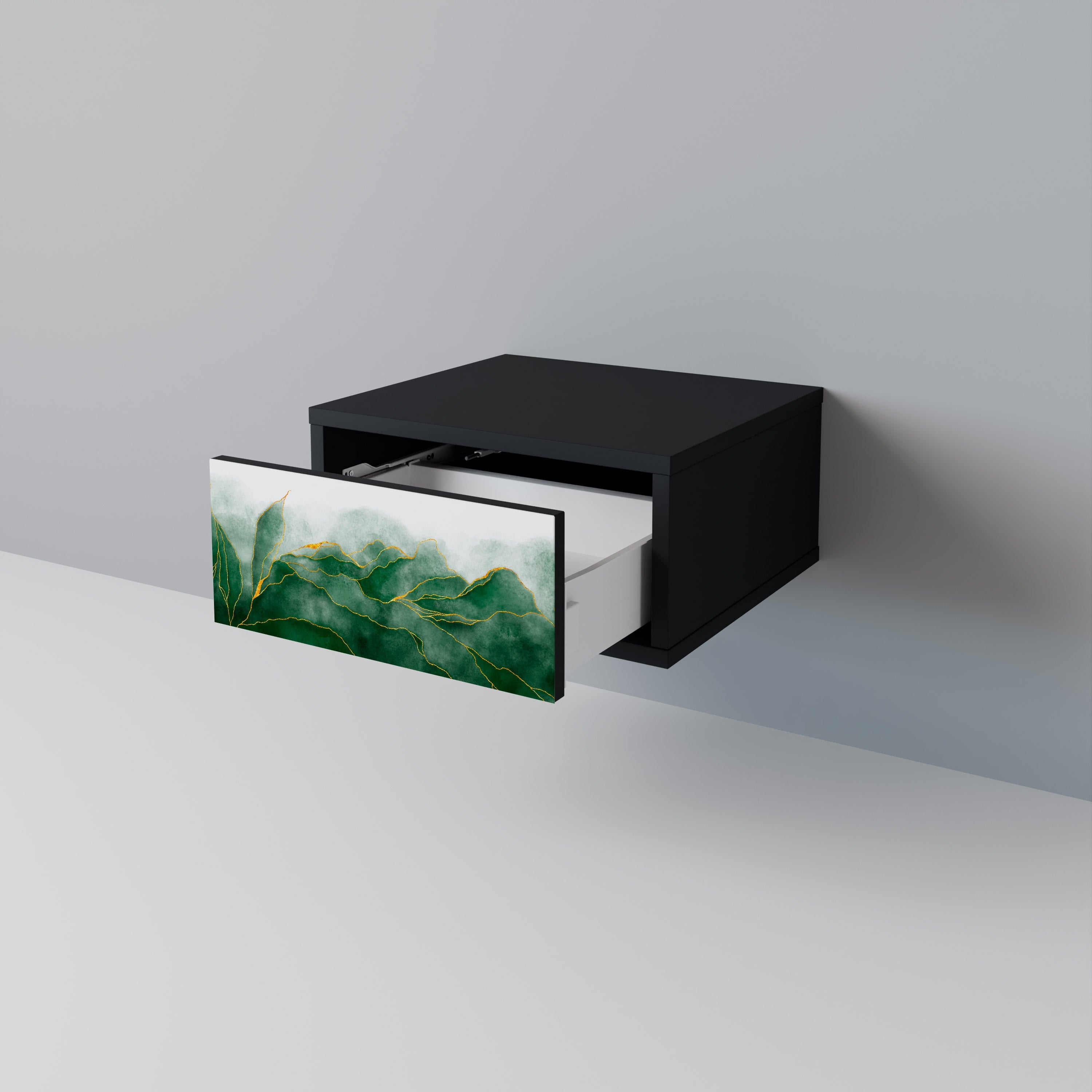 EXPENSIVE NATURE Nachttisch in Schwarz