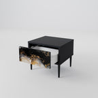 MARBLE OF TOMMORROW Nachttisch in Schwarz