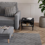 MARBLE OF TOMMORROW Nachttisch in Schwarz