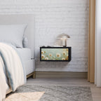 DREAMY MEADOW Nachttisch in Schwarz