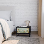 DREAMY MEADOW Nachttisch in Schwarz