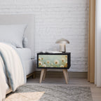 DREAMY MEADOW Nachttisch in Schwarz