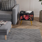 NEVERENDING BLOOM Nachttisch in Schwarz