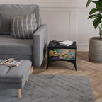 BLOOMING WATERS Nachttisch in Schwarz