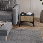 MORNING GLADE Nachttisch in Schwarz