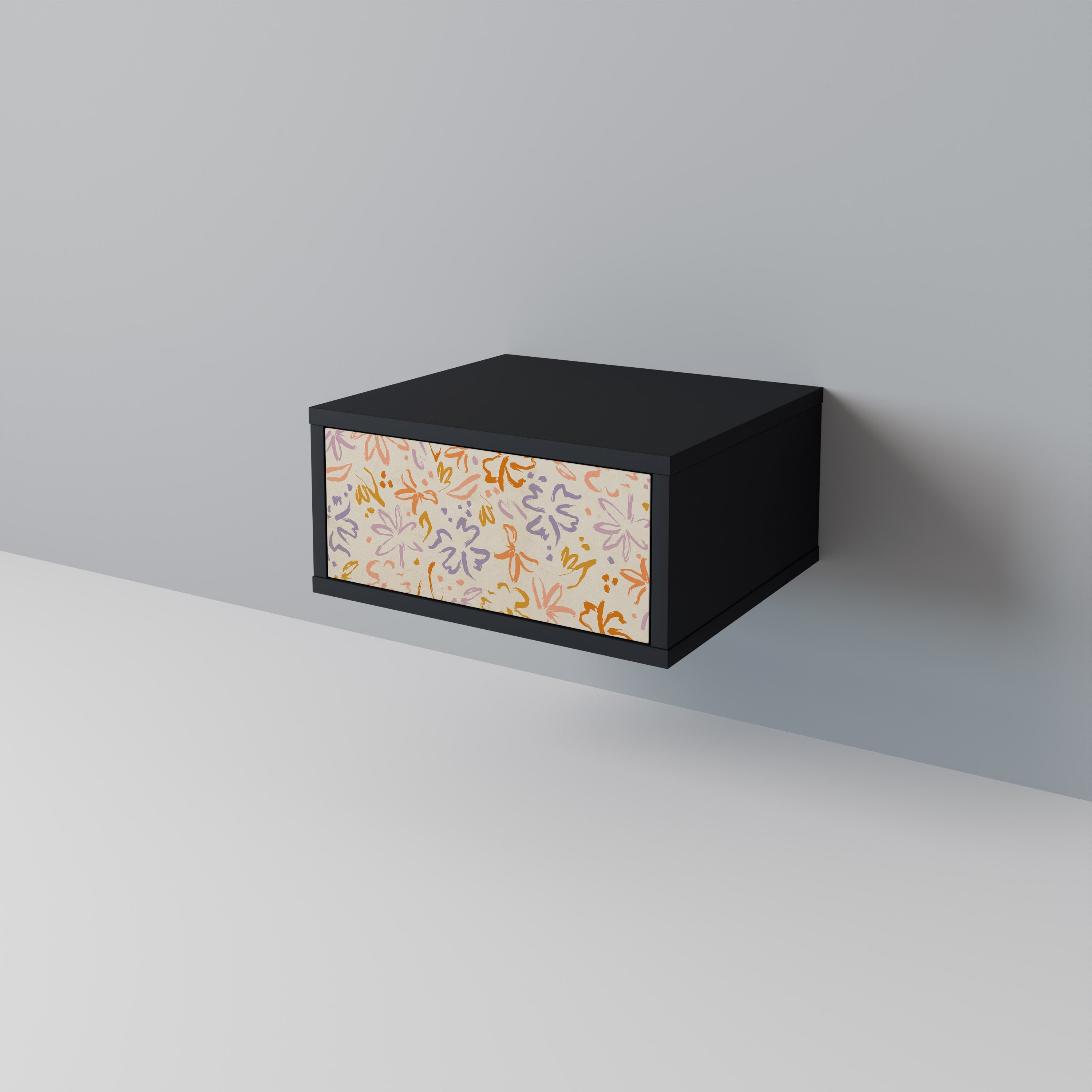 SPRING WHIMSY Nachttisch in Schwarz