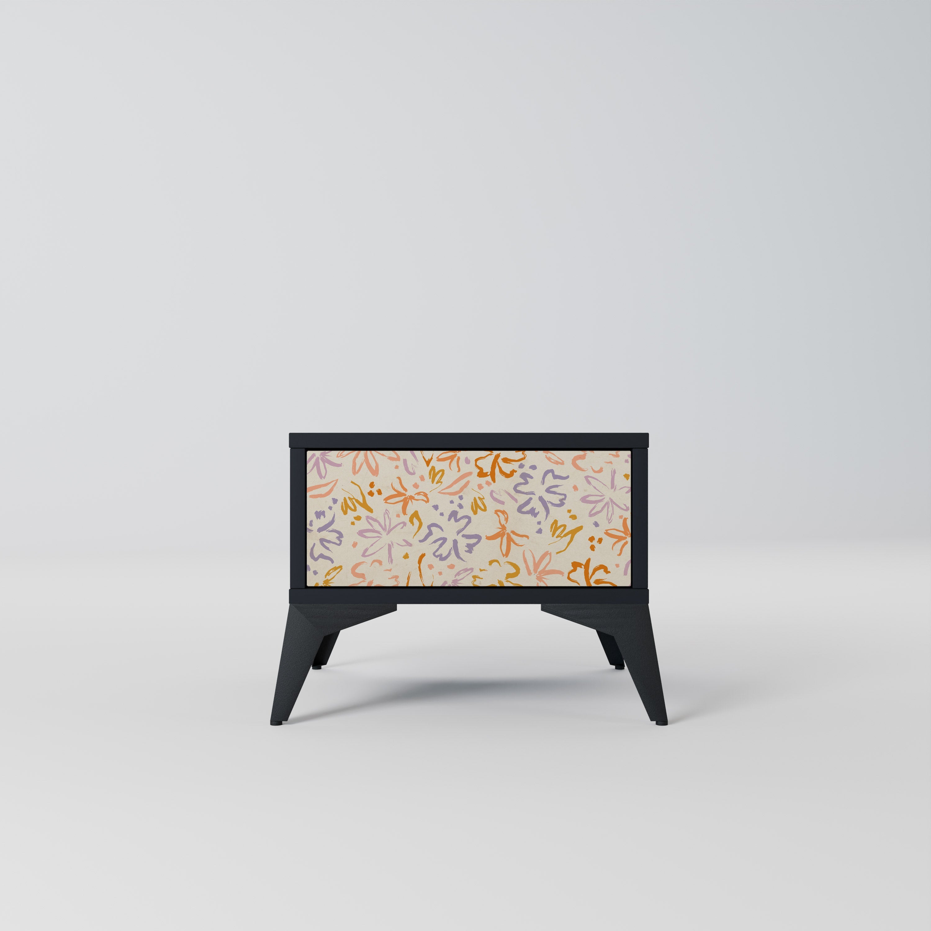 SPRING WHIMSY Nachttisch in Schwarz