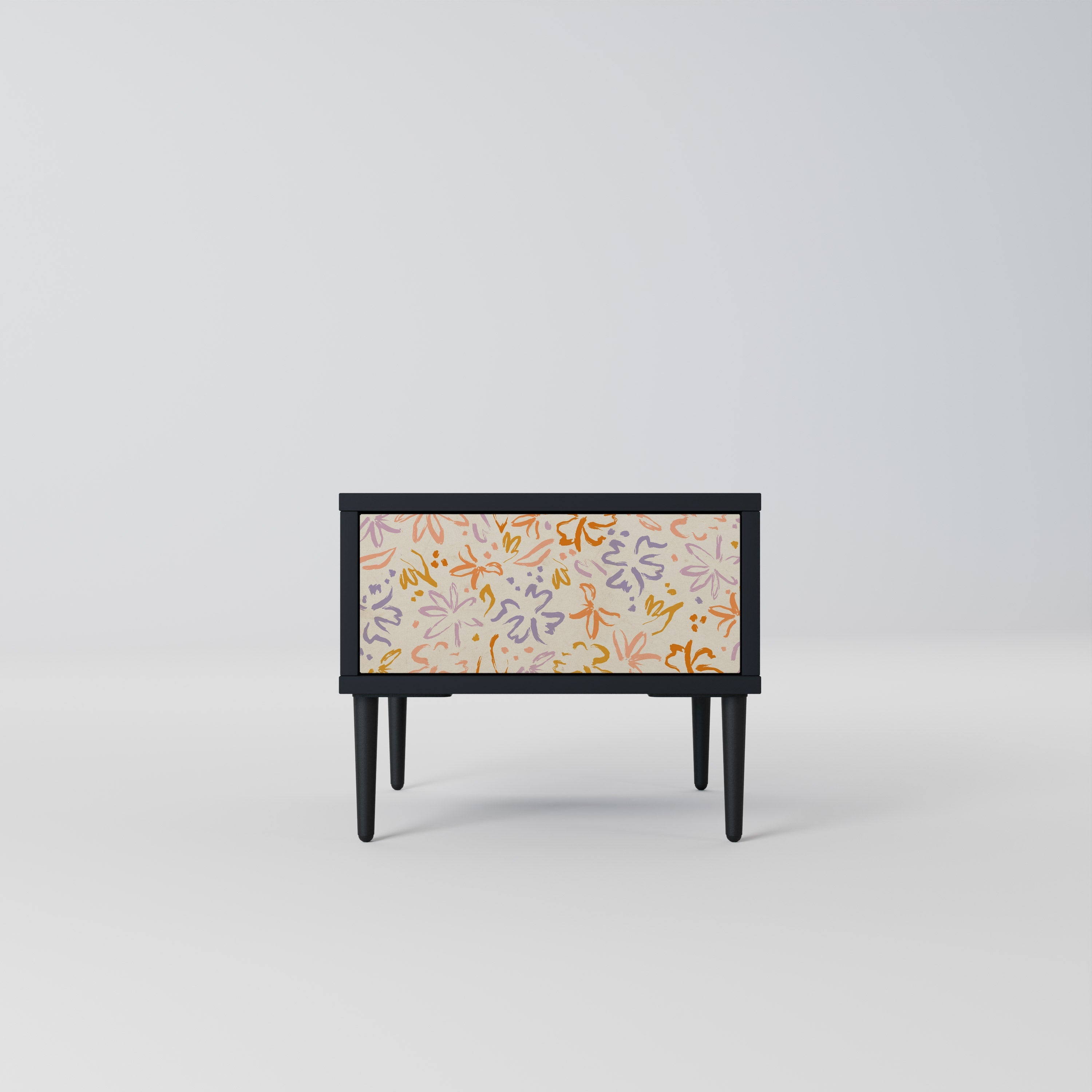 SPRING WHIMSY Nachttisch in Schwarz