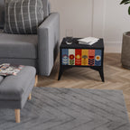 SCANDIC FLOWERET Nachttisch in Schwarz