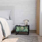 SUCCULENT CLUSTER Nachttisch in Schwarz