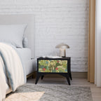 SUCCULENTS KALEIDOSCOPE Nachttisch in Schwarz