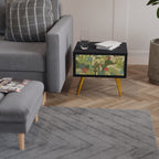 SUCCULENTS KALEIDOSCOPE Nachttisch in Schwarz