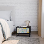 HELLO SPRING Nachttisch in Schwarz