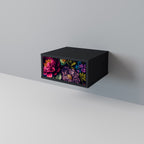 BLOOMING ELEGANCE Nachttisch in Schwarz