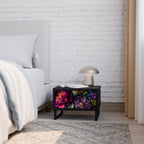 BLOOMING ELEGANCE Nachttisch in Schwarz